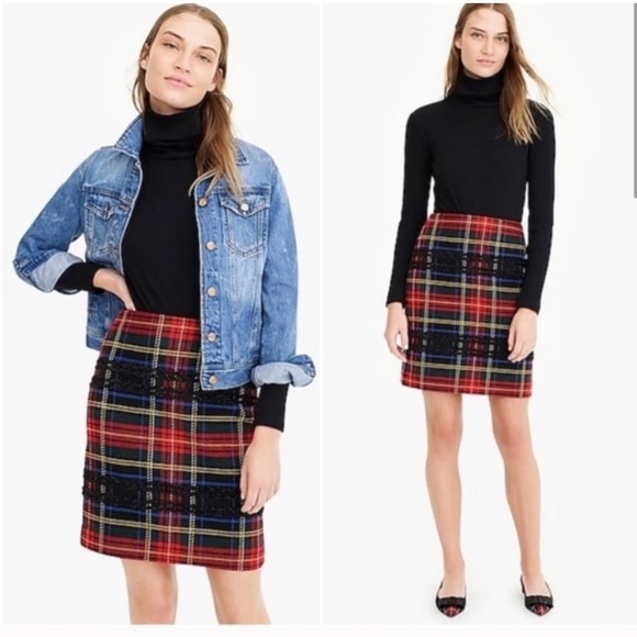 J. Crew Dresses & Skirts - NWT JCrew Stewart Plaid skirt
